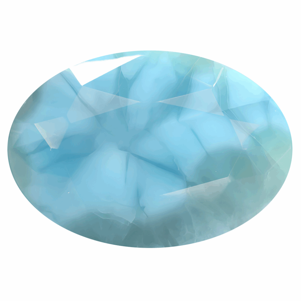 Larimar Pierre Taillée