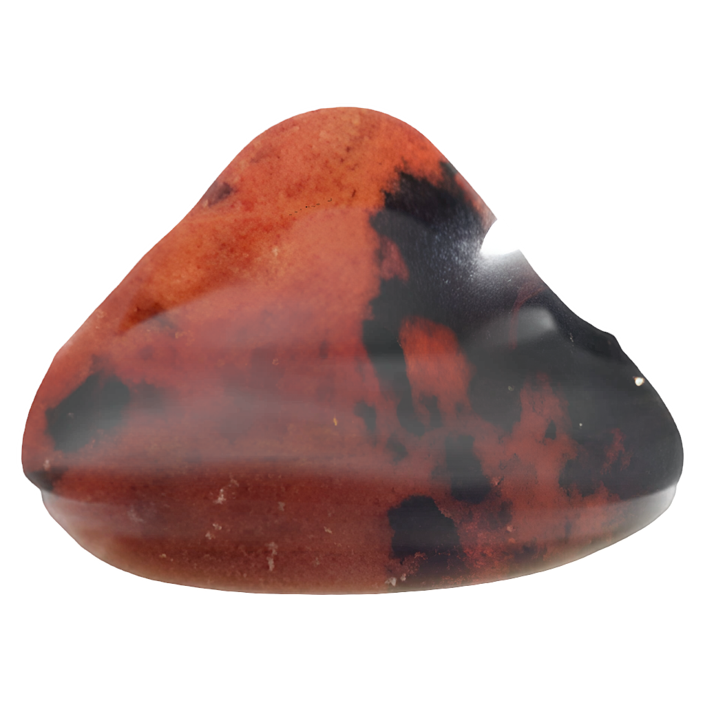 Obsidienne Rouge Pierre Roulée