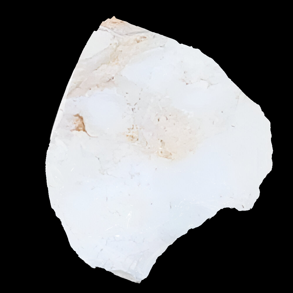 Opale Blanche Pierre Brute