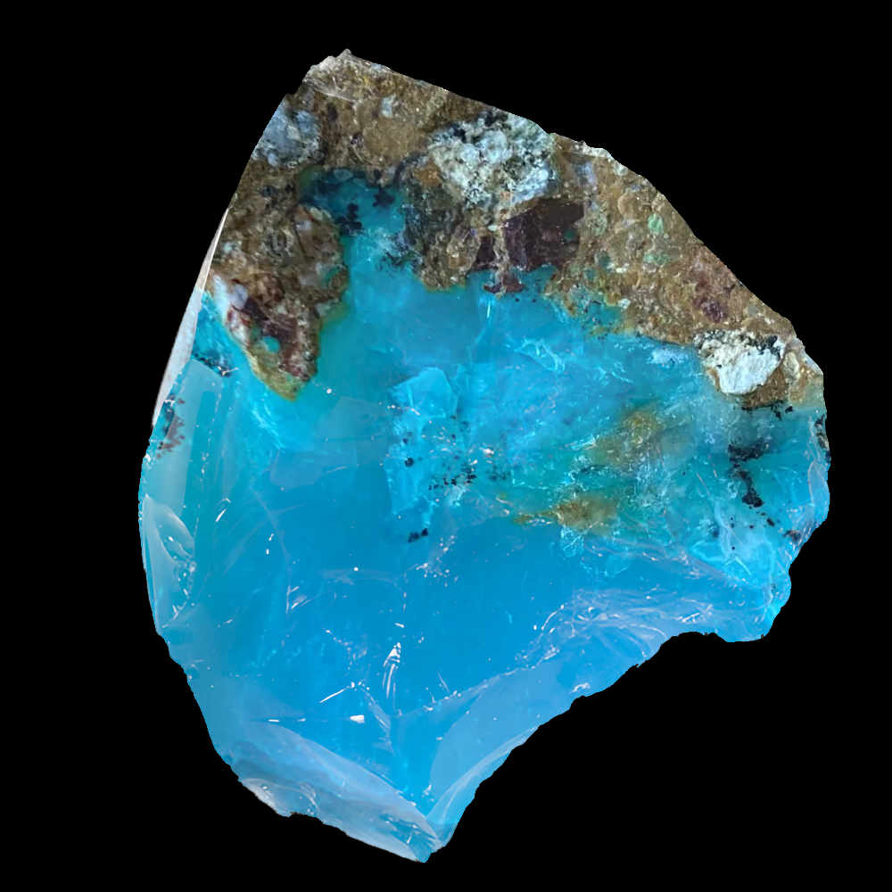 Opale des Andes Bleue Pierre Brute