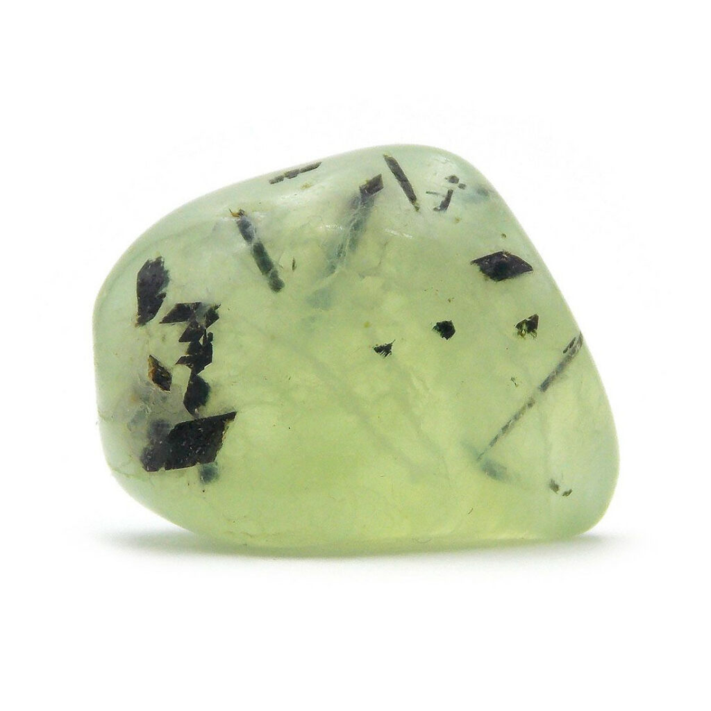 prehnite-sur-epidote-pierre-roulee