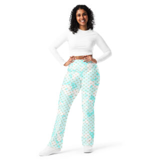 Leggings évasés Femme Collection Hope Light Blue Camo