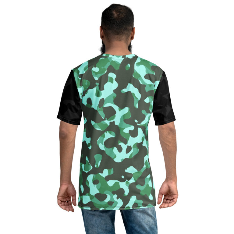 T-Shirt Collection Homme Forza Green Forest and Black Camo – Image 2
