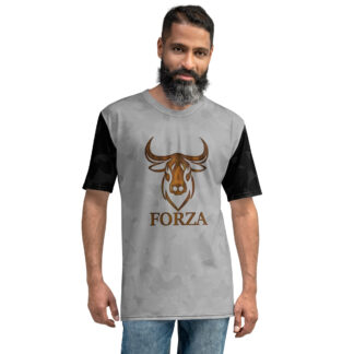 T-Shirt Collection Homme Forza Grey and Black Camo