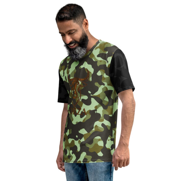 T-Shirt Collection Homme Forza Green Swamp and Black Camo – Image 3