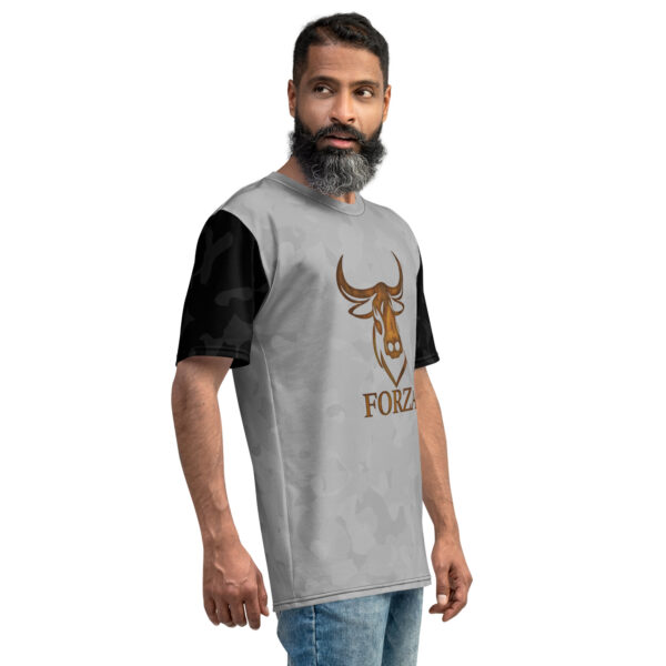T-Shirt Collection Homme Forza Grey and Black Camo – Image 4