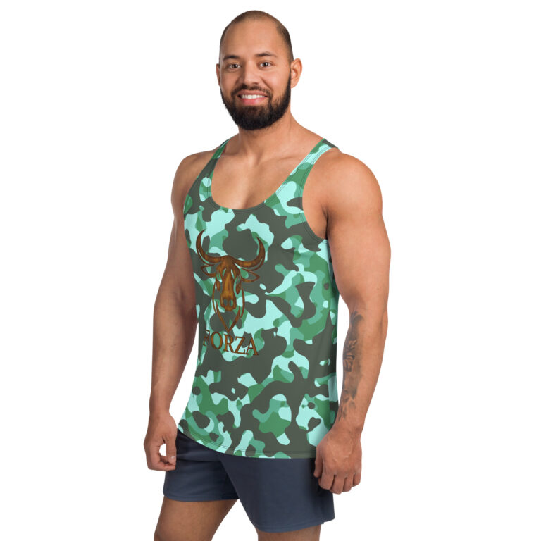 Débardeur Collection Homme Forza Green Forest Camo – Image 2