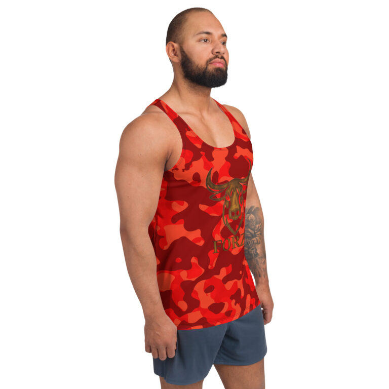 Débardeur Collection Homme Forza Red Camo – Image 3
