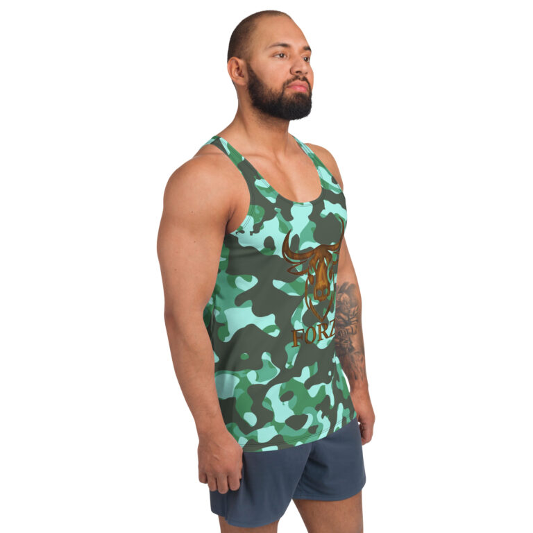 Débardeur Collection Homme Forza Green Forest Camo – Image 3