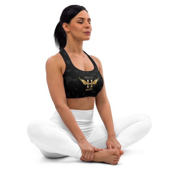 Brassière de Sport Collection Hope Black Camo – Image 2