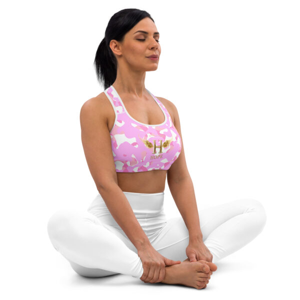 Brassière de Sport Collection Hope Pink Camo – Image 2