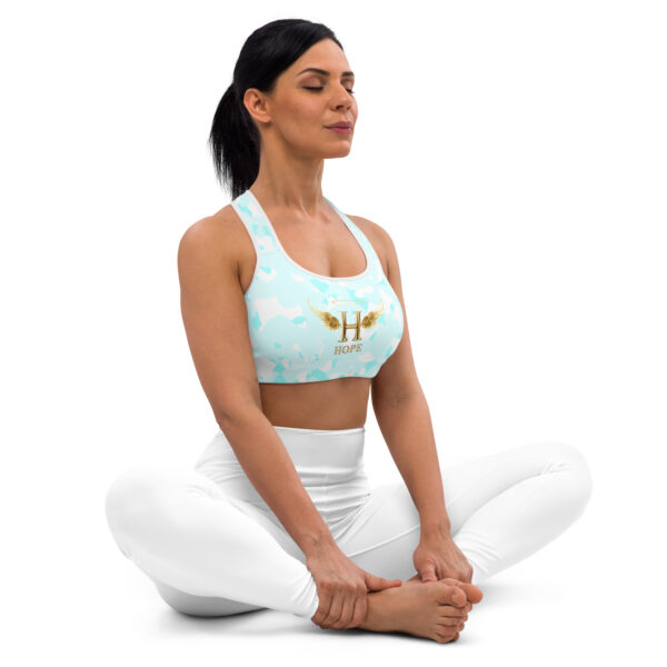 Brassière de Sport Collection Hope Light Blue Camo – Image 2