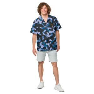 Chemise à Manches Courtes Collection Homme Forza Blue Camo