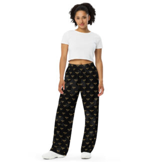 Pantalon large Femme Collection Hope Black Camo