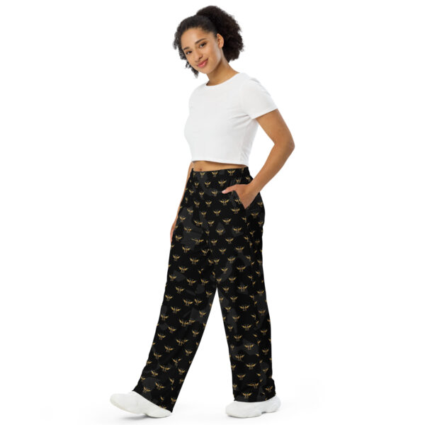 Pantalon large Femme Collection Hope Black Camo – Image 2