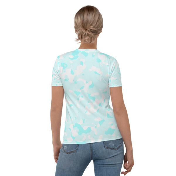 T-shirt Femme Collection Hope Light Blue Camo – Image 2
