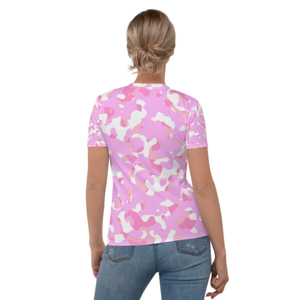 T-shirt Femme Collection Hope Pink Camo – Image 2