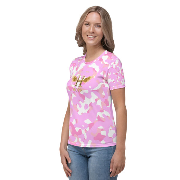 T-shirt Femme Collection Hope Pink Camo – Image 3