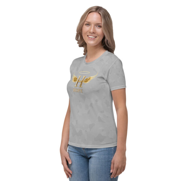 T-shirt Femme Collection Hope Grey Camo – Image 3