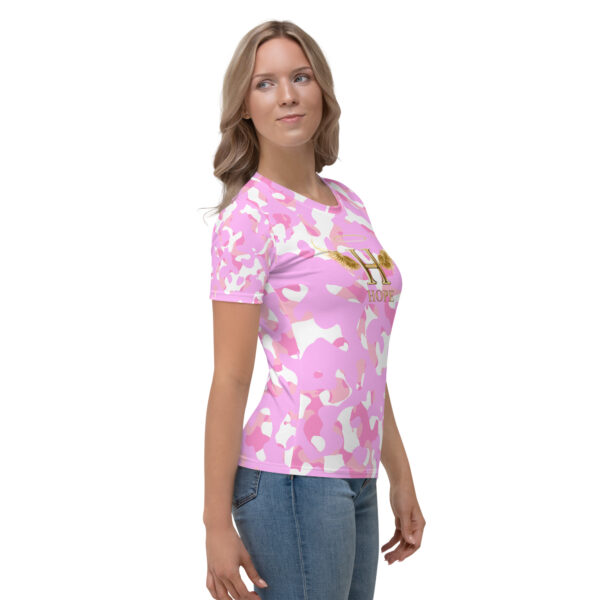 T-shirt Femme Collection Hope Pink Camo – Image 4