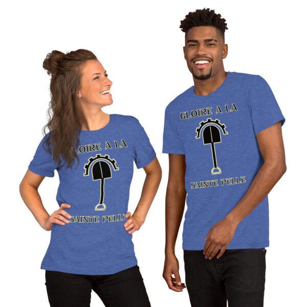 T-shirt unisexe Gloire à la Sainte Pelle – Image 7