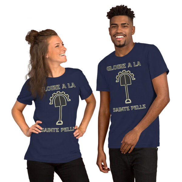 T-shirt unisexe Gloire à la Sainte Pelle – Image 2