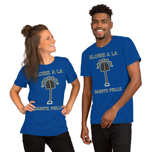 T-shirt unisexe Gloire à la Sainte Pelle – Image 6