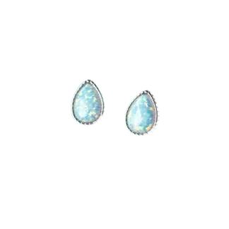 Boucles d'Oreilles Goutte d'Opale – Argent S925 & Opale d'Australie