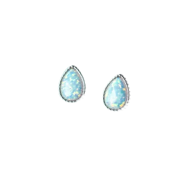 Boucles d'Oreilles Goutte d'Opale – Argent S925 & Opale d'Australie