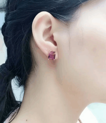 Parure Impériale – Amétrine Naturelle & Zircons, Argent S925 Plaqué Or Rose ou Platine – Image 3