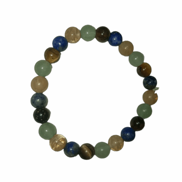 Réussite Alignée -- Bracelet en pierres naturelles pour les entrepreneurs inspirés