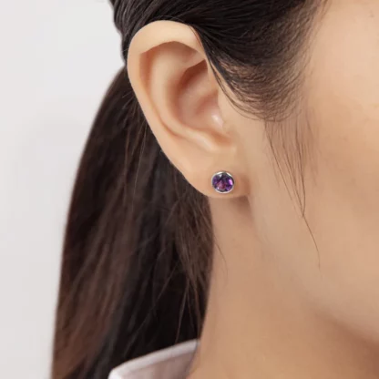 Boucles “Éclats d’Essence” en Argent S925 – Image 2