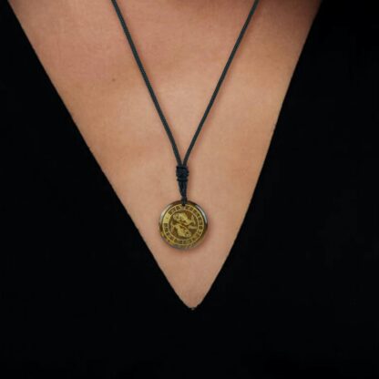 Pendentif “Protection Astrale” en oeil de tigre – Image 3
