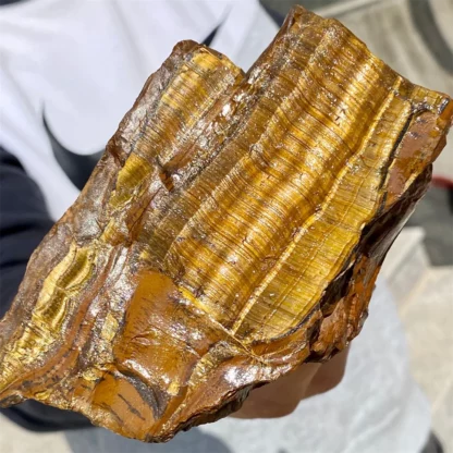 Pierre Brute en Oeil de Tigre de 200 à 300 grammes – Image 4