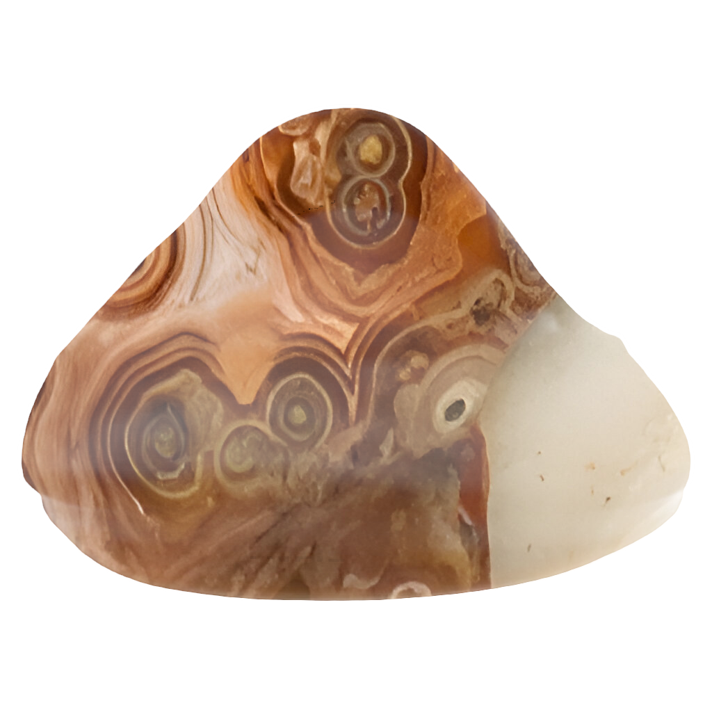 Agate Mexicaine Pierre Roulée