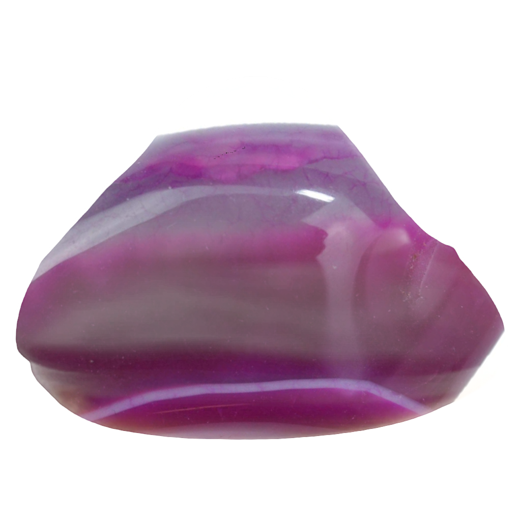 Agate Rose Pierre Roulée