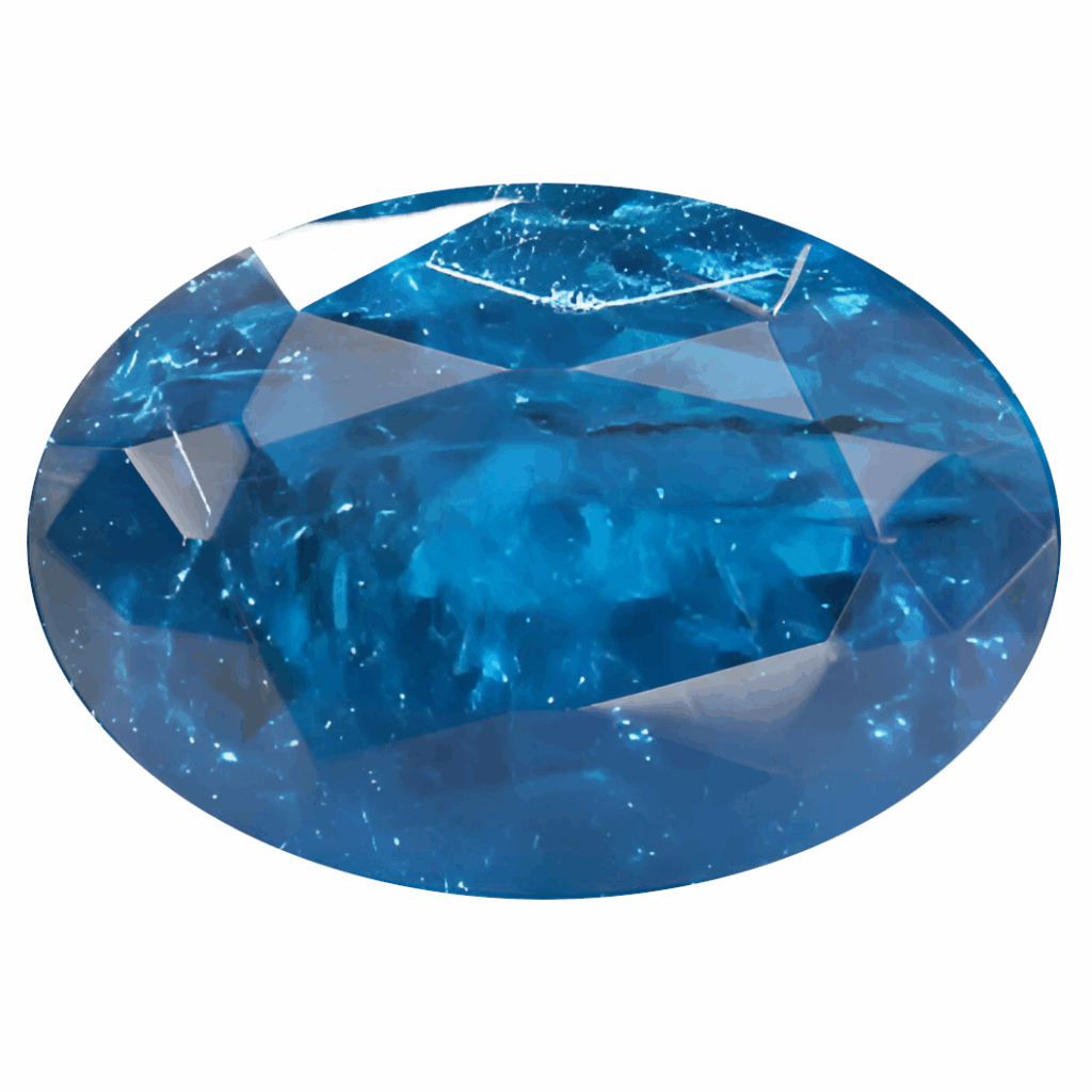 Apatite Bleue Pierre Taillée