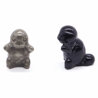 Mini-sculptures Pokémon en pierres naturelles Carapuce