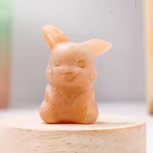 Mini-sculptures Pokémon en pierres naturelles Pikachu