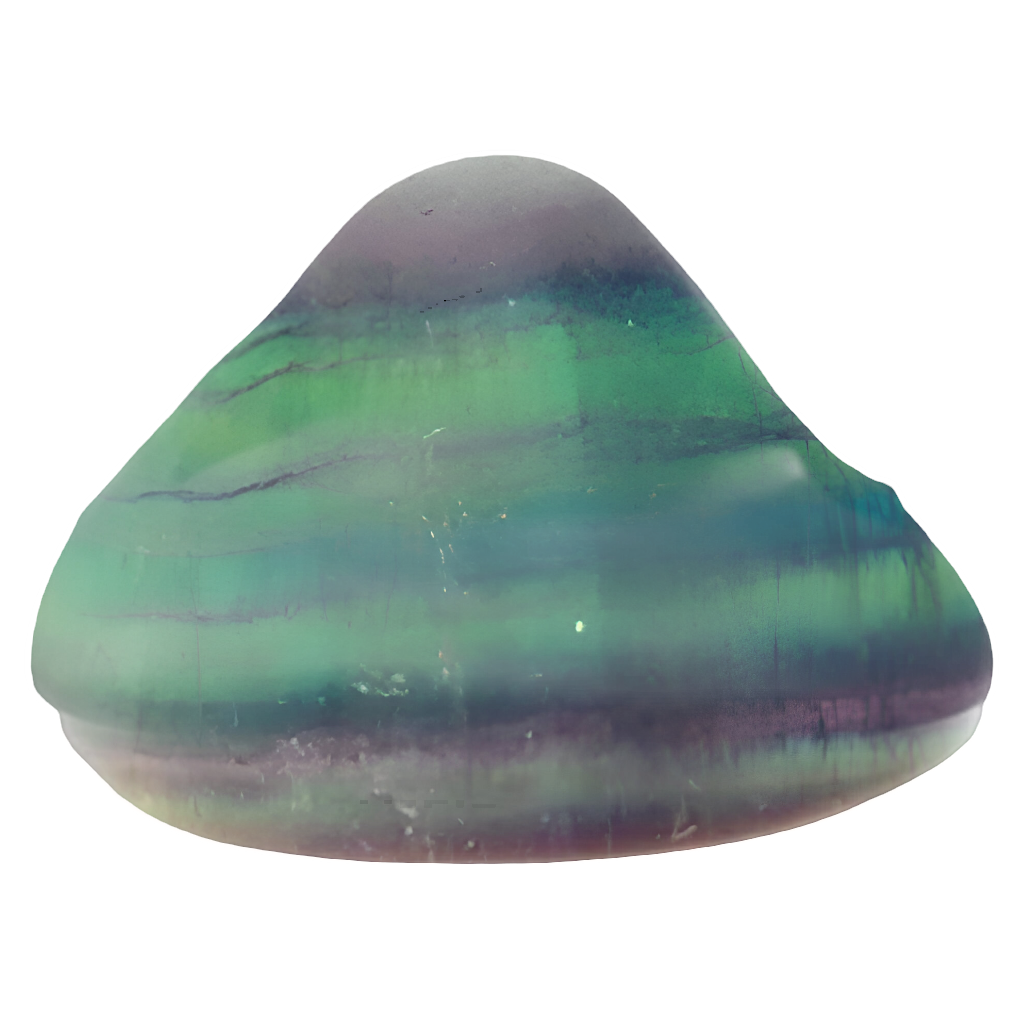 Fluorite Pierre Roulée