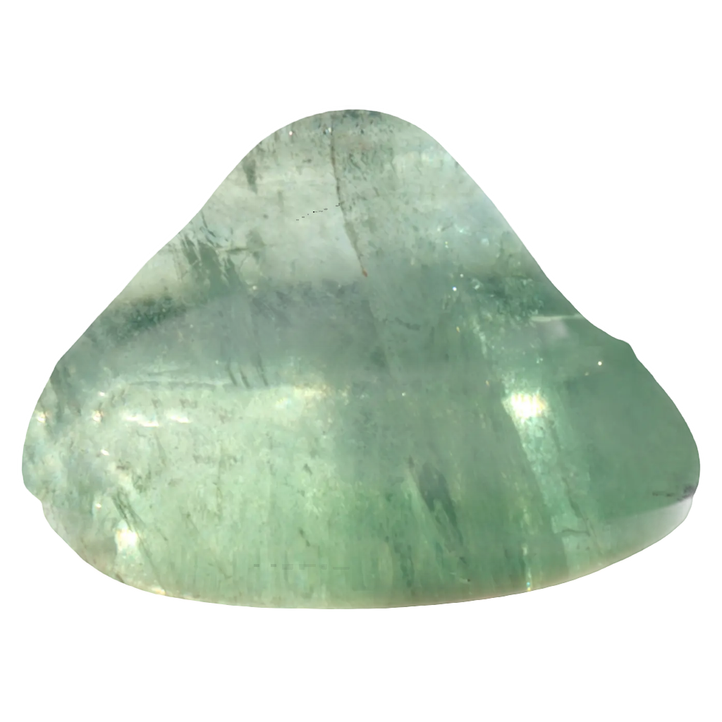 Fluorite Verte Pierre Roulée