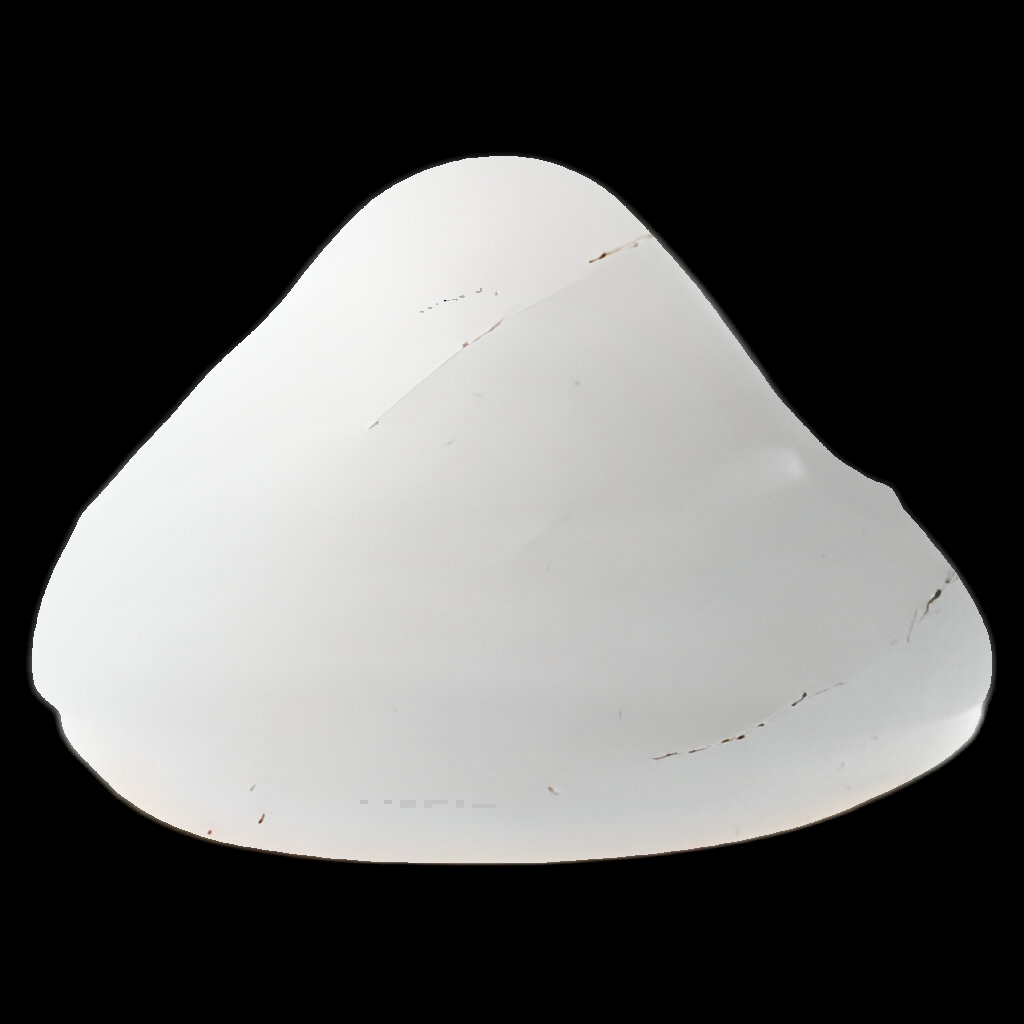 Jade Blanc Pierre Roulée