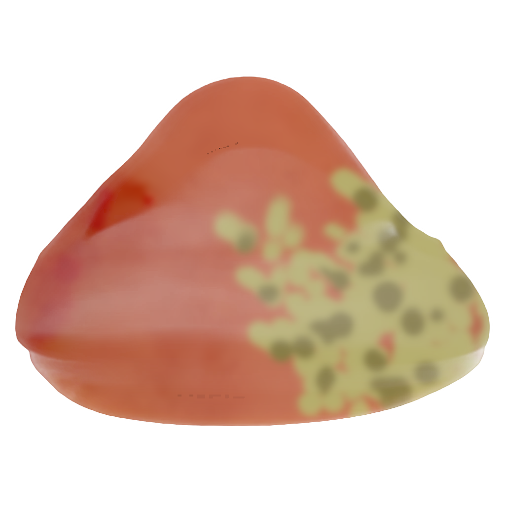 Jade Bouton de Peche Pierre Roulée