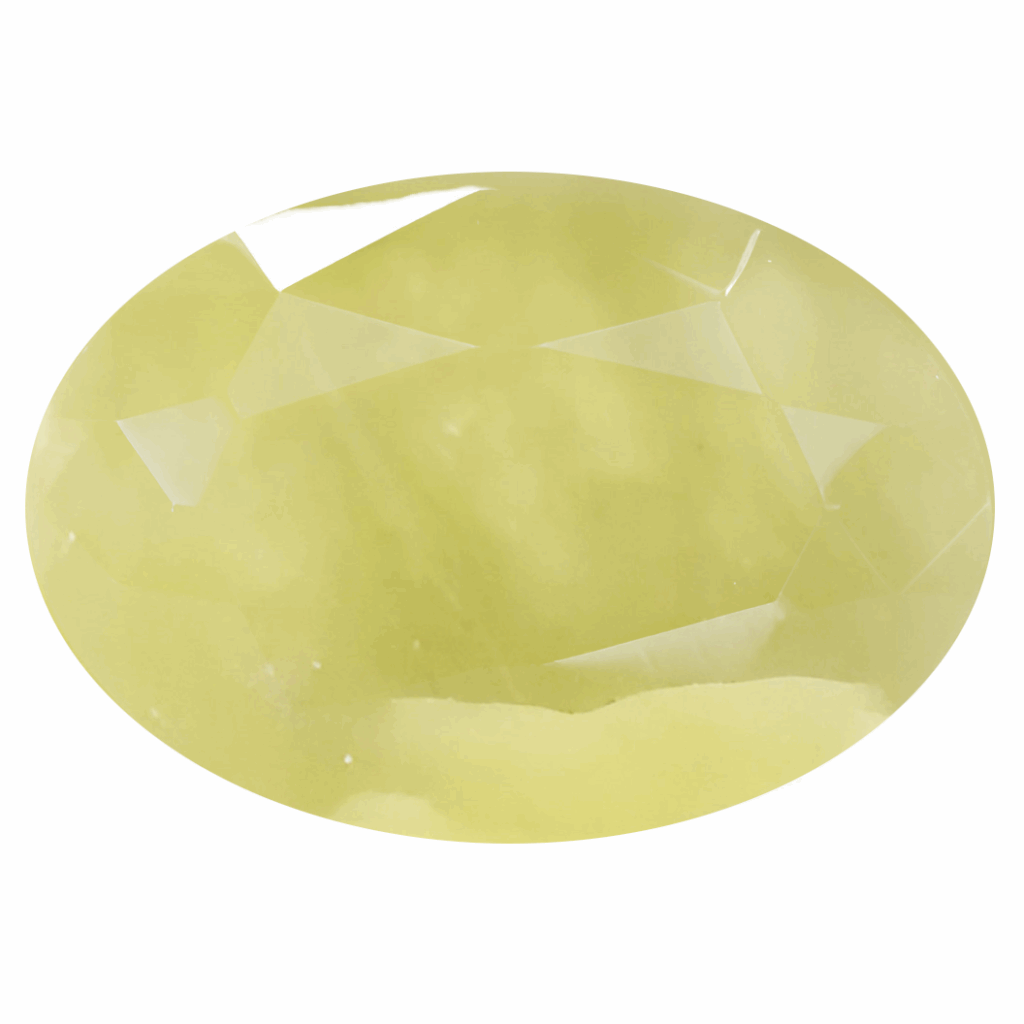 Jade Citron Pierre Taillée