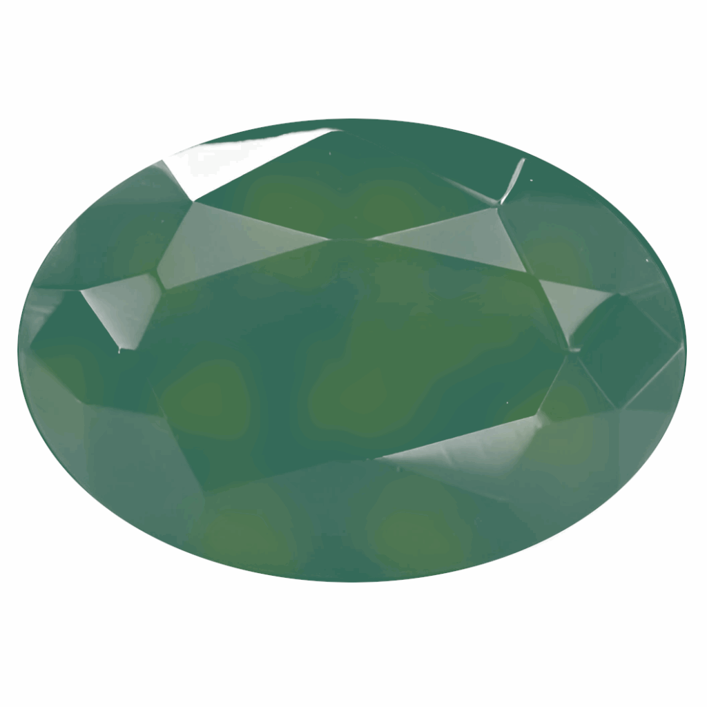 Jade Vert Pierre Taillée