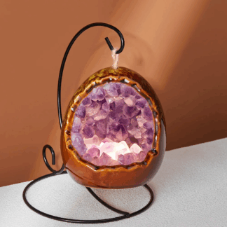 Lampe Grotte Cristalline – Lumière & Harmonie (USB)