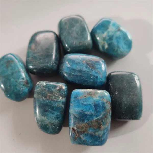 Apatite Bleue – Pierre Naturelle (Brute ou Roulée) – Image 2