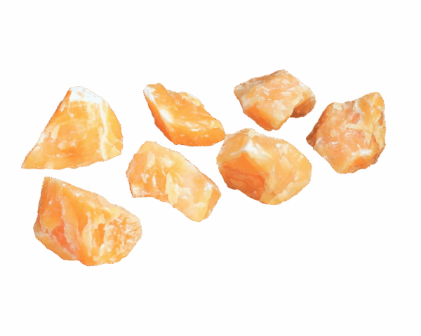 Calcite Orange – Brute (≈ 90 g)